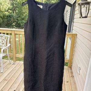 Talbots Black V Neck Silk Dress 6 Petite